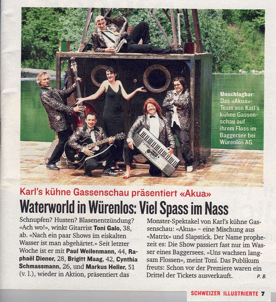26. Mai 2003, Schweizer Illustrierte, Karl's kühne Gassenschau Akua